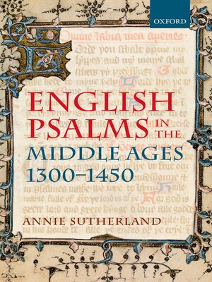 cover image of English Psalms in the Middle Ages, 1300-1450